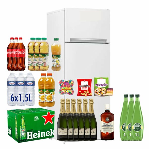 Refrigerator 220L Stocked with Alcoholic Beverages